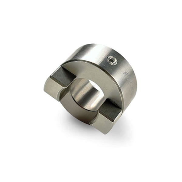 Set Screw Oldham Coupling Hub, Bore 6mm, OD 12.7mm, Stainless Steel